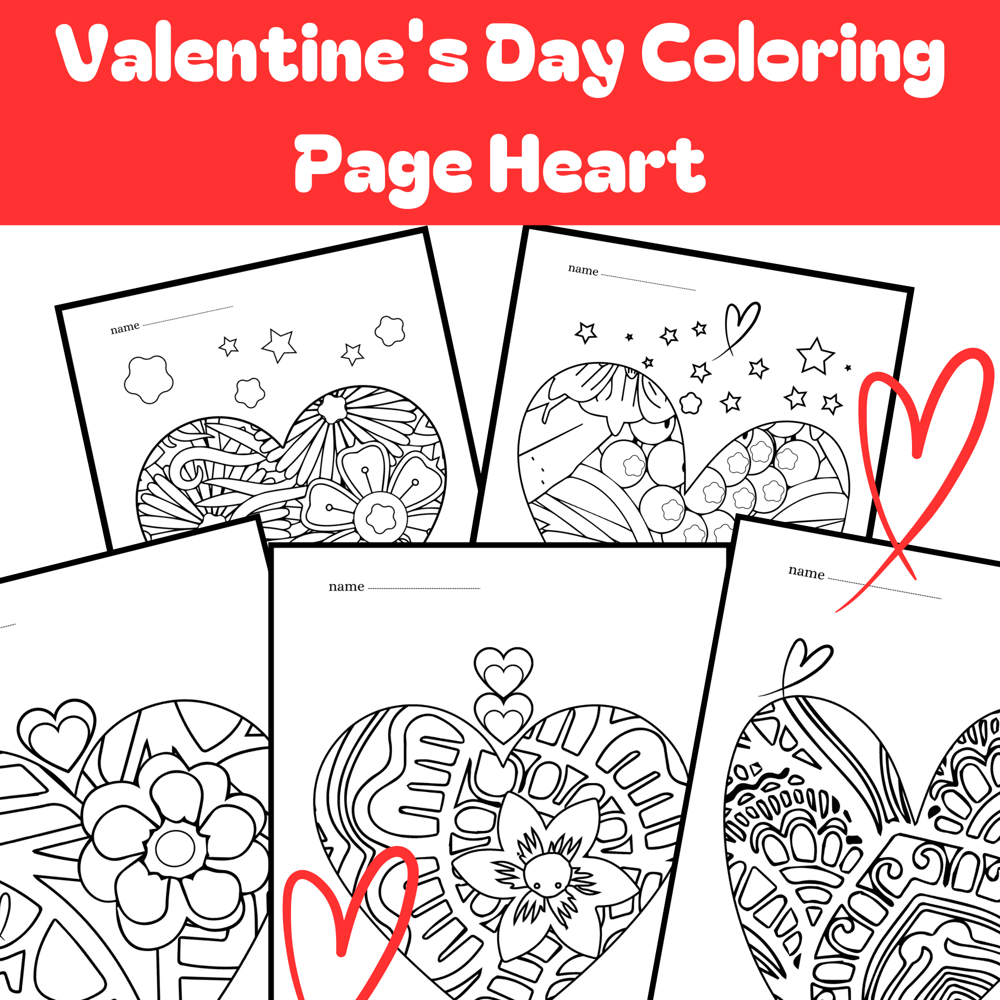 Valentines Day Coloring Sheets