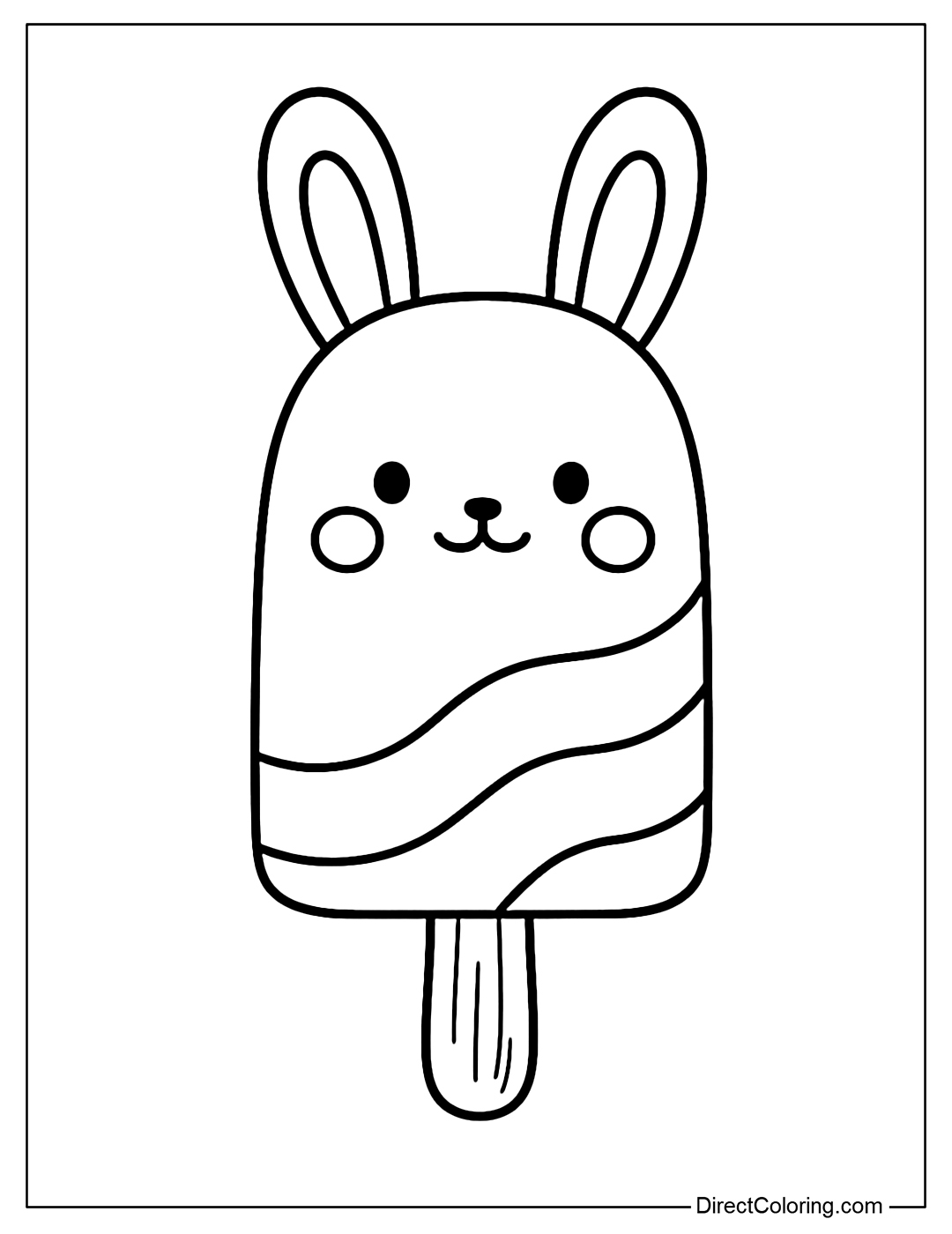 Popsicles Coloring Pages Free PDF To Download And Print