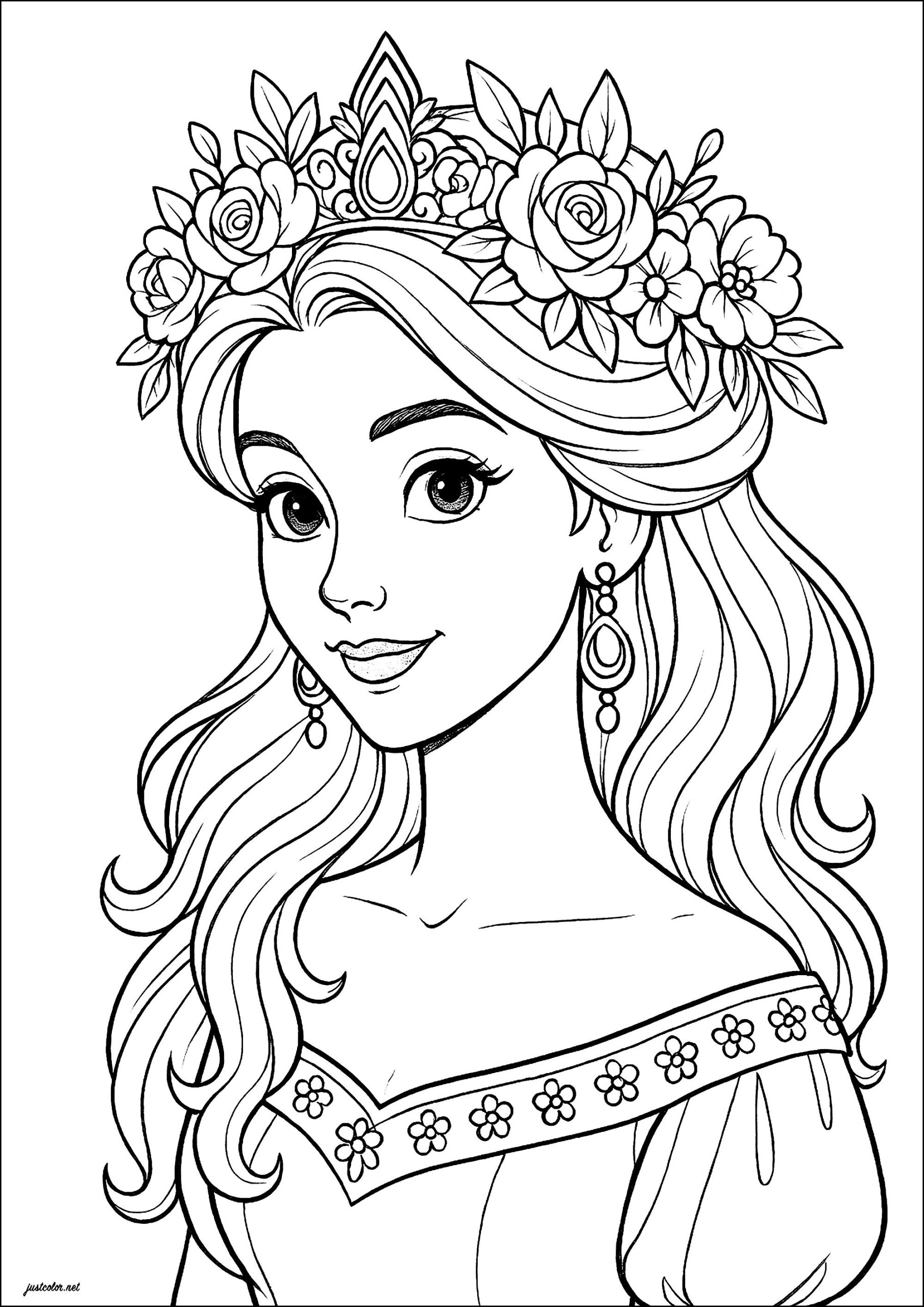 Free Printable Princess Coloring Pages