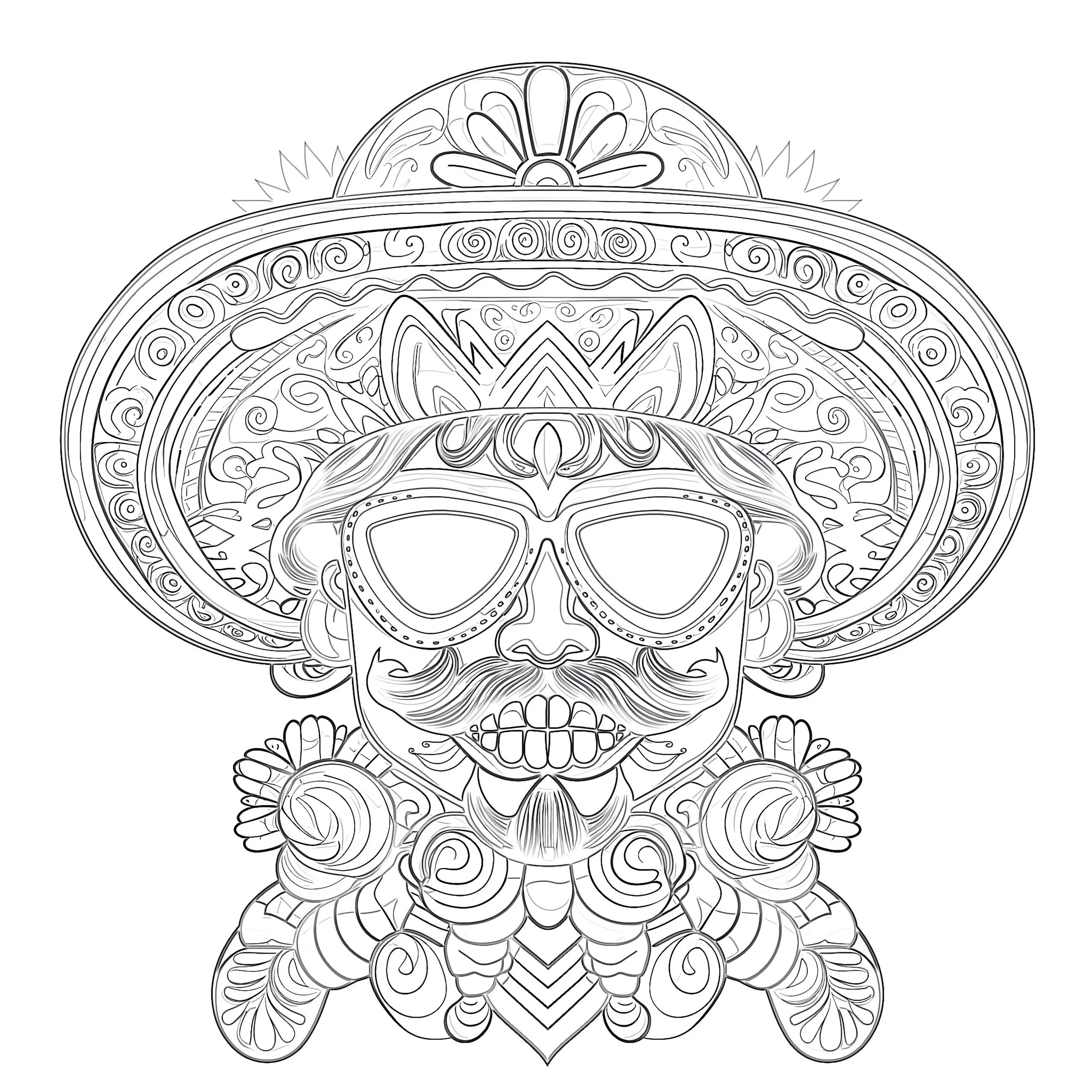 cinco de mayo coloring sheets
