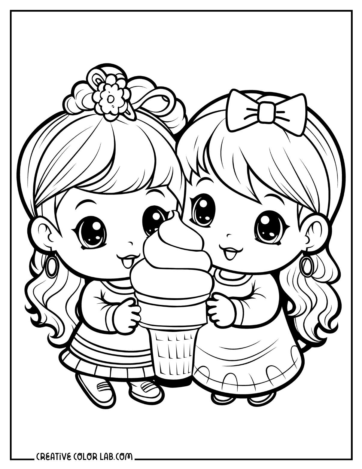 Printable Best Friend Coloring Pages Free Friendship Printables Printable Best Friend Coloring Pages Free Friendship Printables