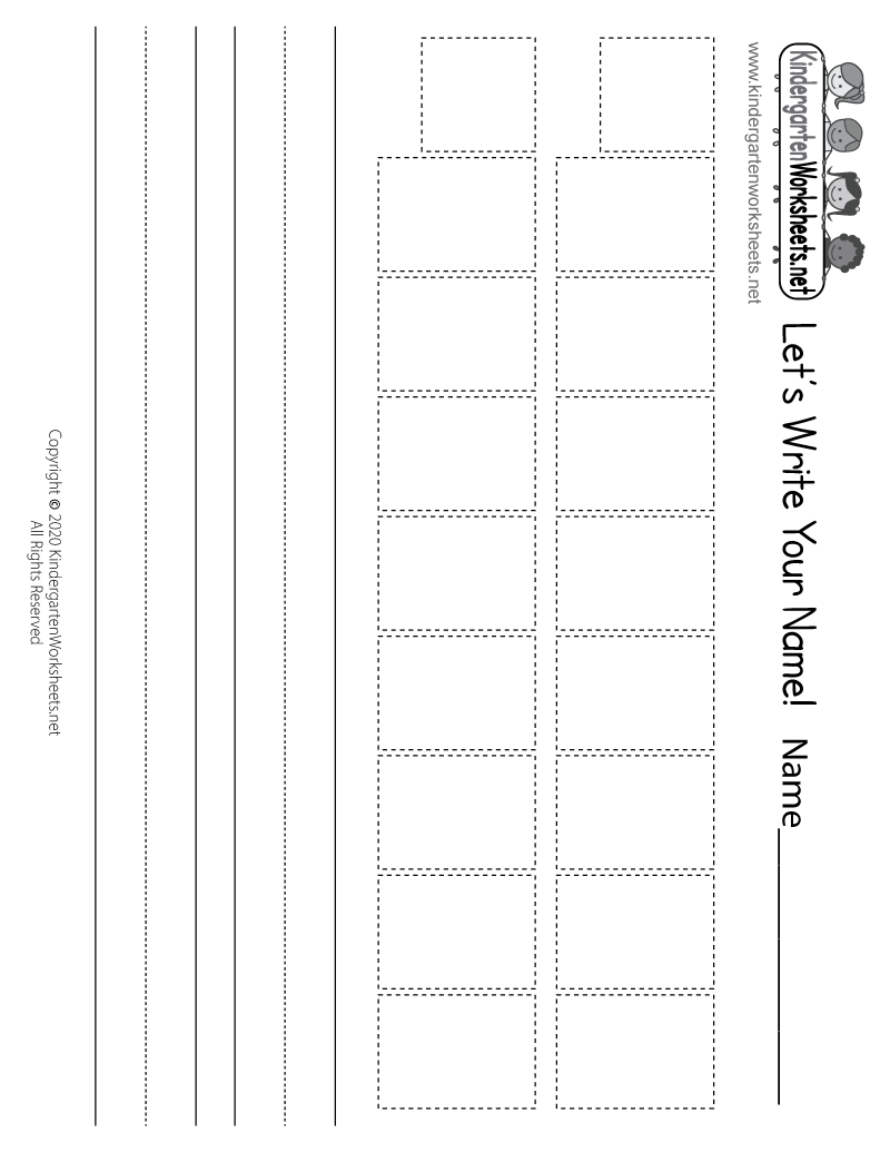 free practice name writing worksheets