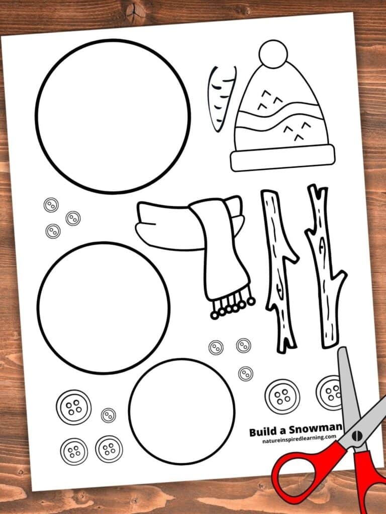 Build A Snowman Worksheet