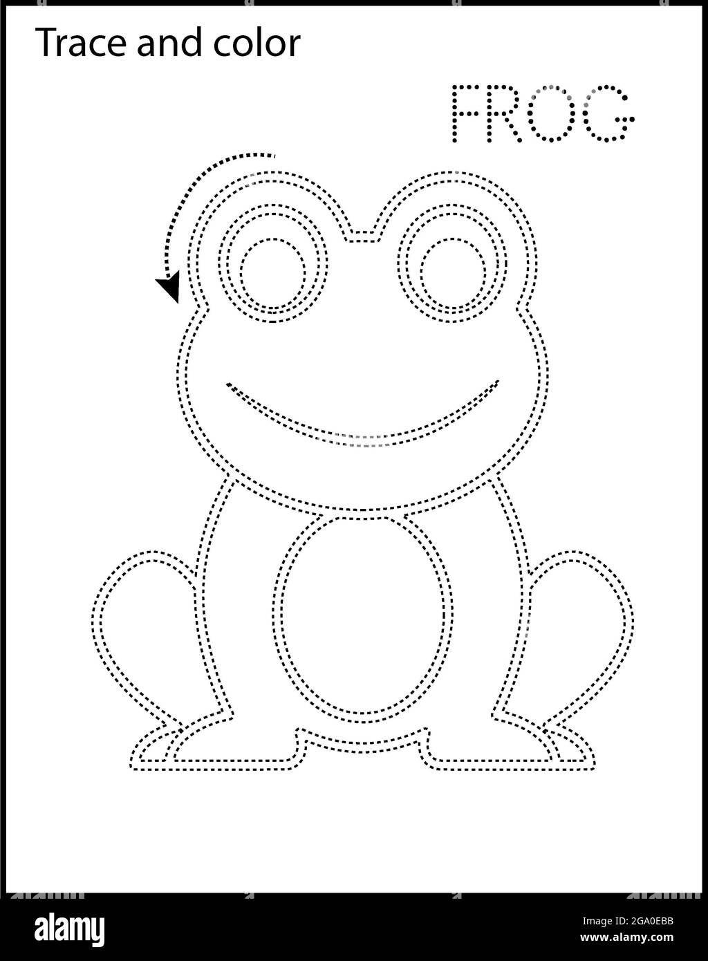 tracing and coloring worksheets