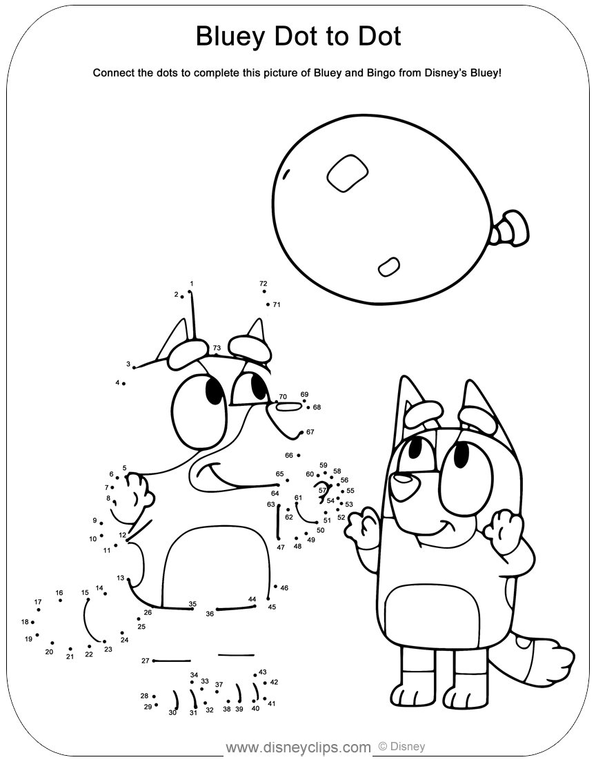 Connect Dots Coloring Pages