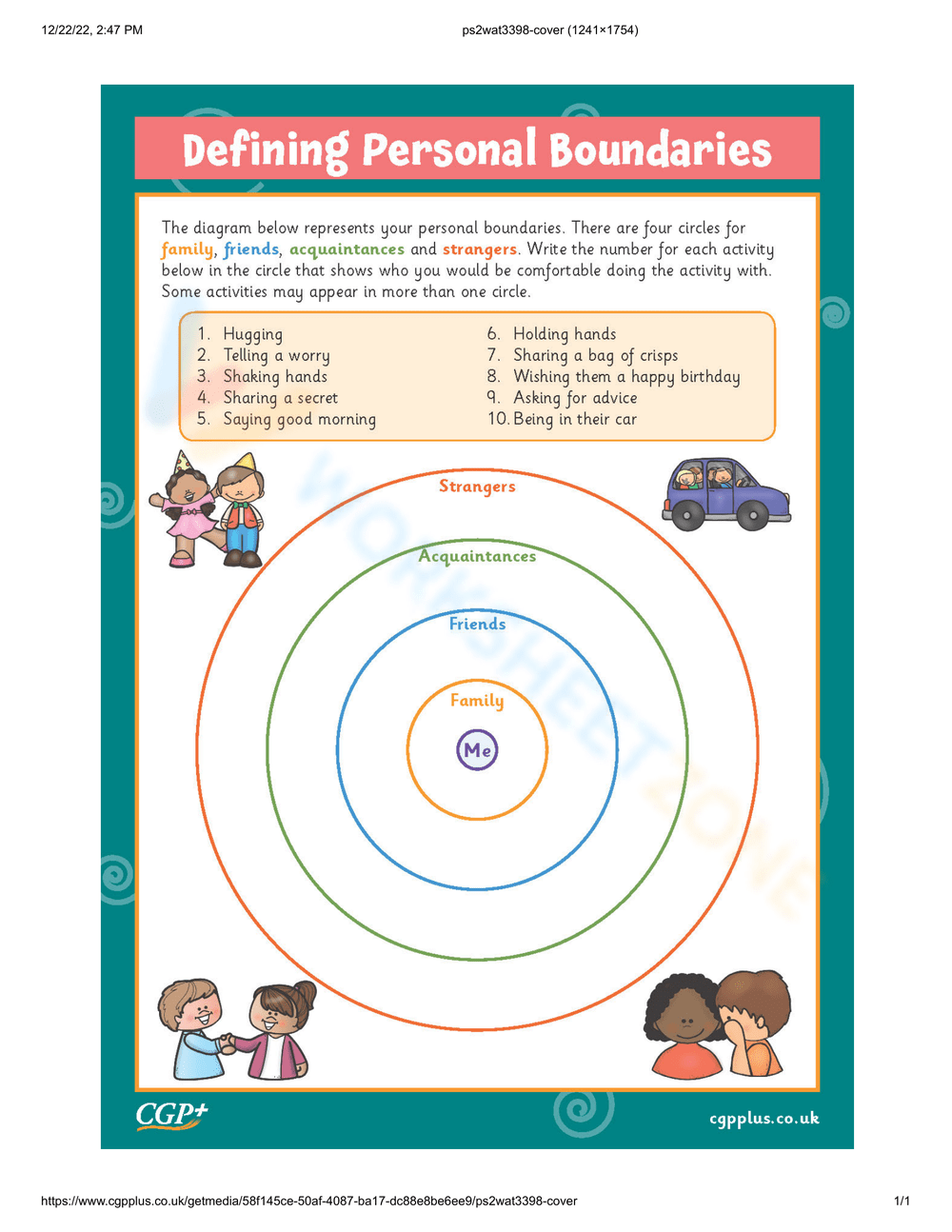 Printable Grade 8 Boundaries Worksheets