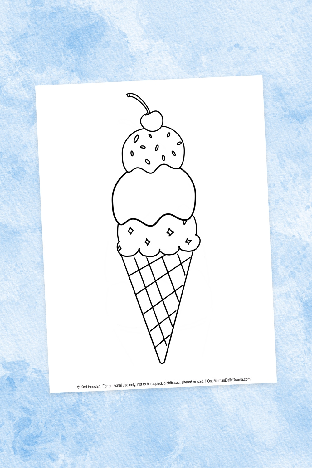 ice cream cone coloring sheet ice cream cone coloring sheet