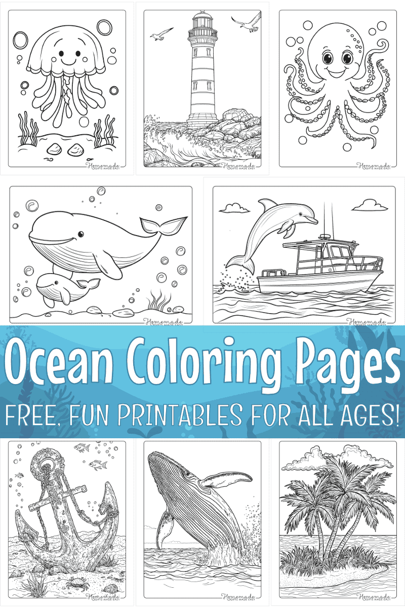 Sea Life Color Pages