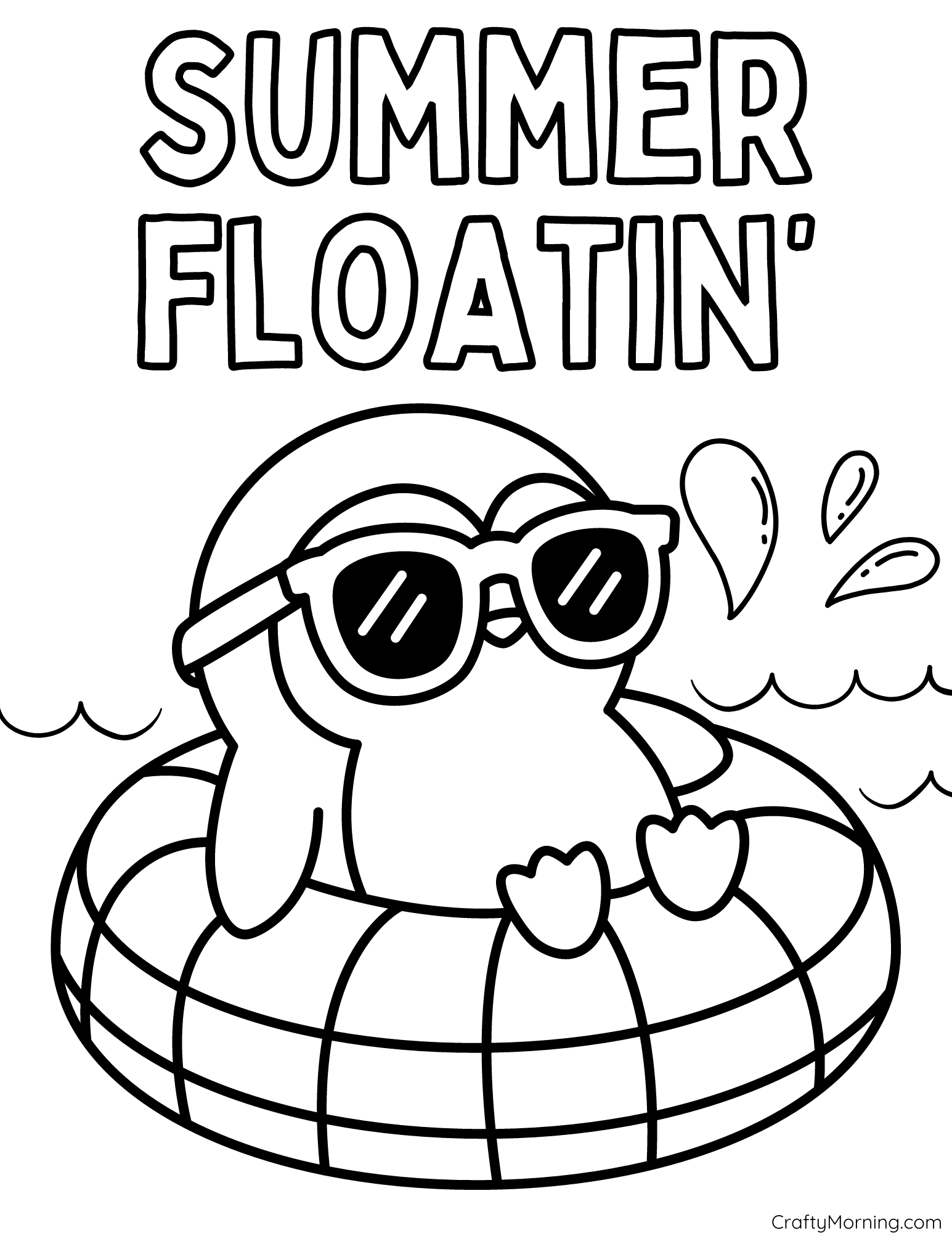 Summer Coloring Sheets Printable
