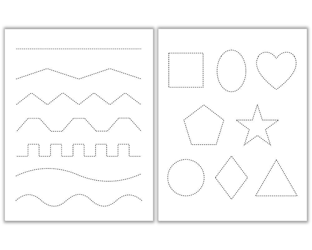 Printable Tracing Worksheet For Preschool amp Kindergarten Just Worksheets Library