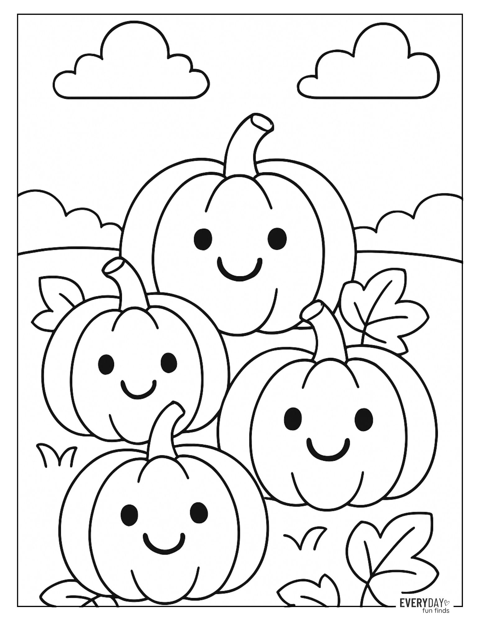 Pumpkin Coloring Pages Printable