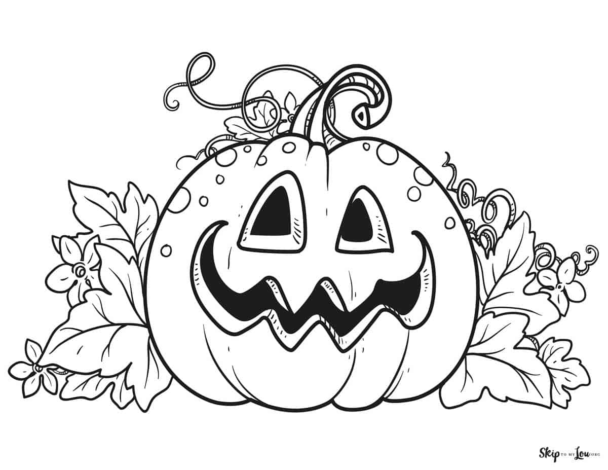 Printable Pumpkin Coloring Sheets