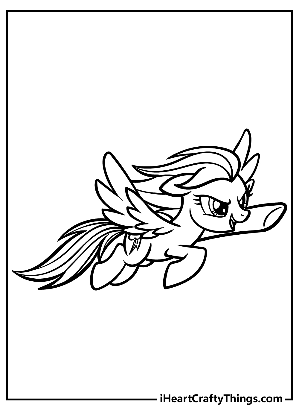 rainbow dash coloring pages