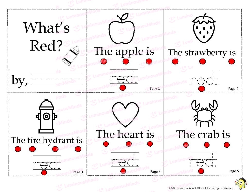 Reading Comprehension Worksheets All Things Red 
