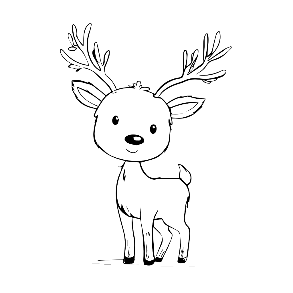 Reindeer Coloring Pages Free Printable Reindeer Coloring Sheets Reindeer Coloring Pages Free Printable Reindeer Coloring Sheets
