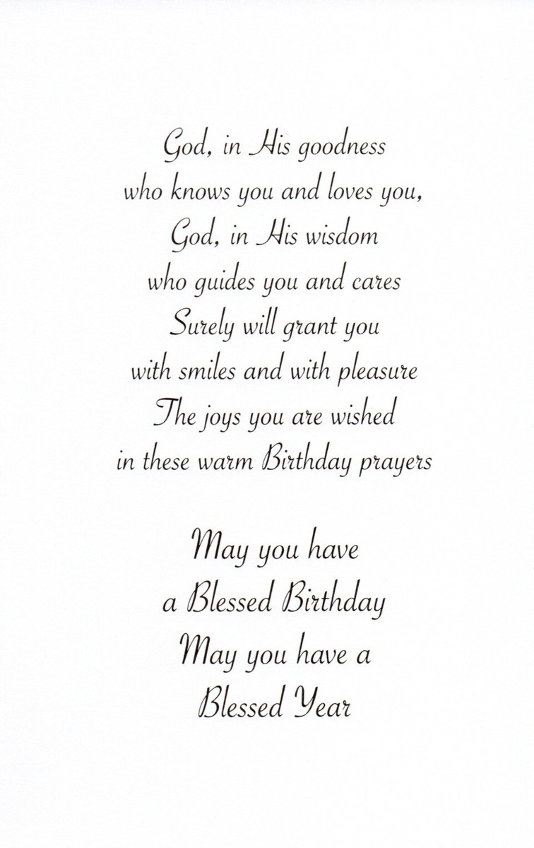 Religious 70TH BIRTHDAY Card FOR 70 YEAR OLD Blessed God Popular Greetings EBay
