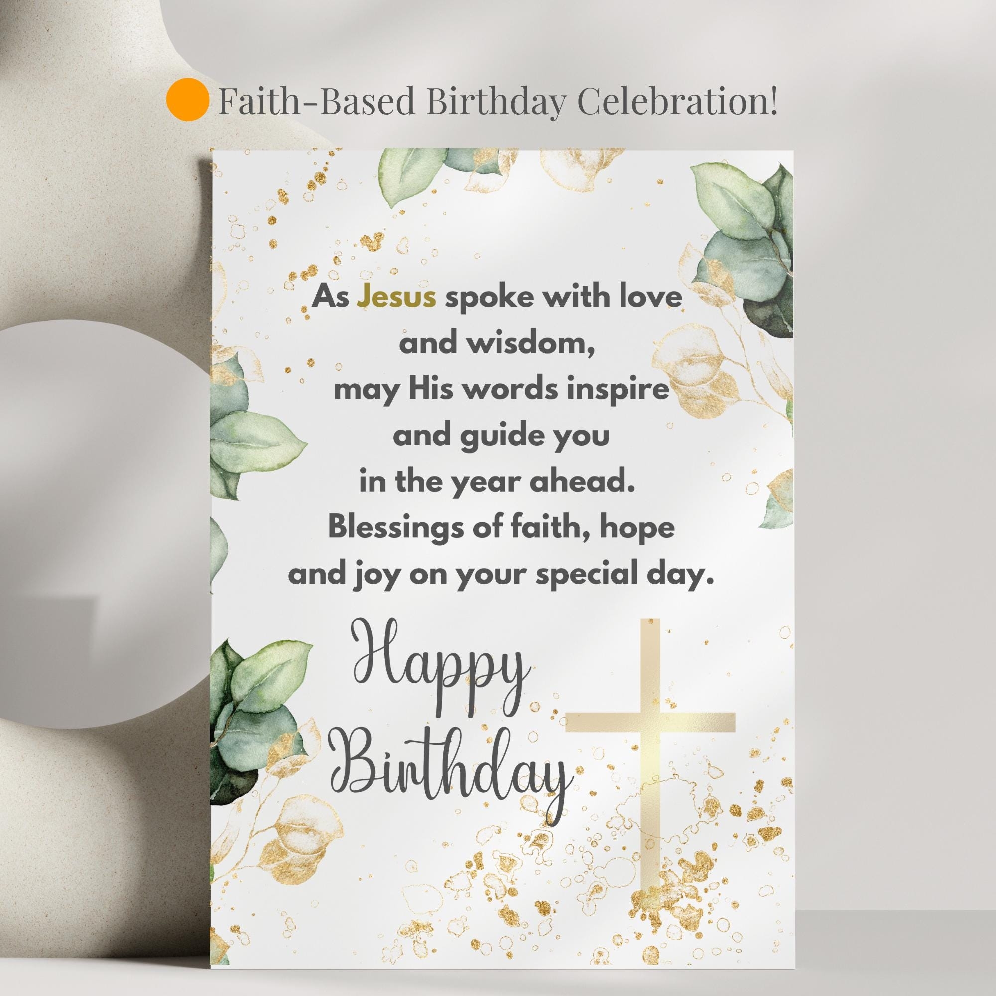 Religious Birthday Card For Her Christian Floral Birthday Card Faith Based Birthday Gift Scripture Greeting Card For Women Religious Gift Etsy