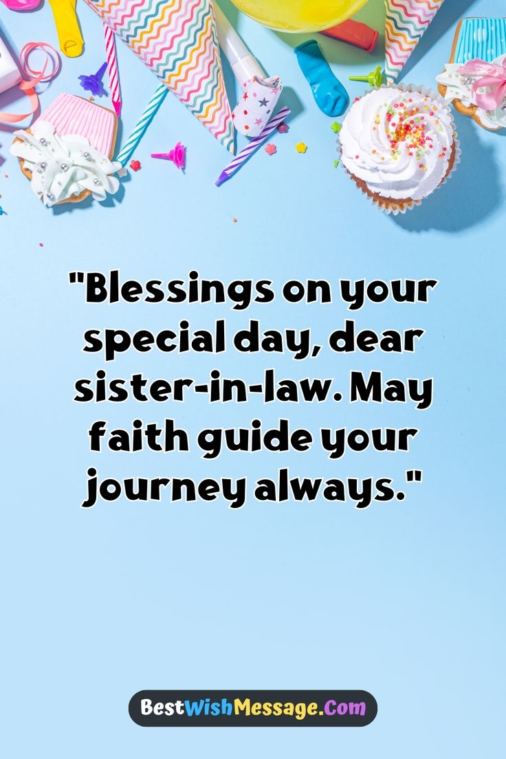 Religious Birthday Wishes For Sister In Law