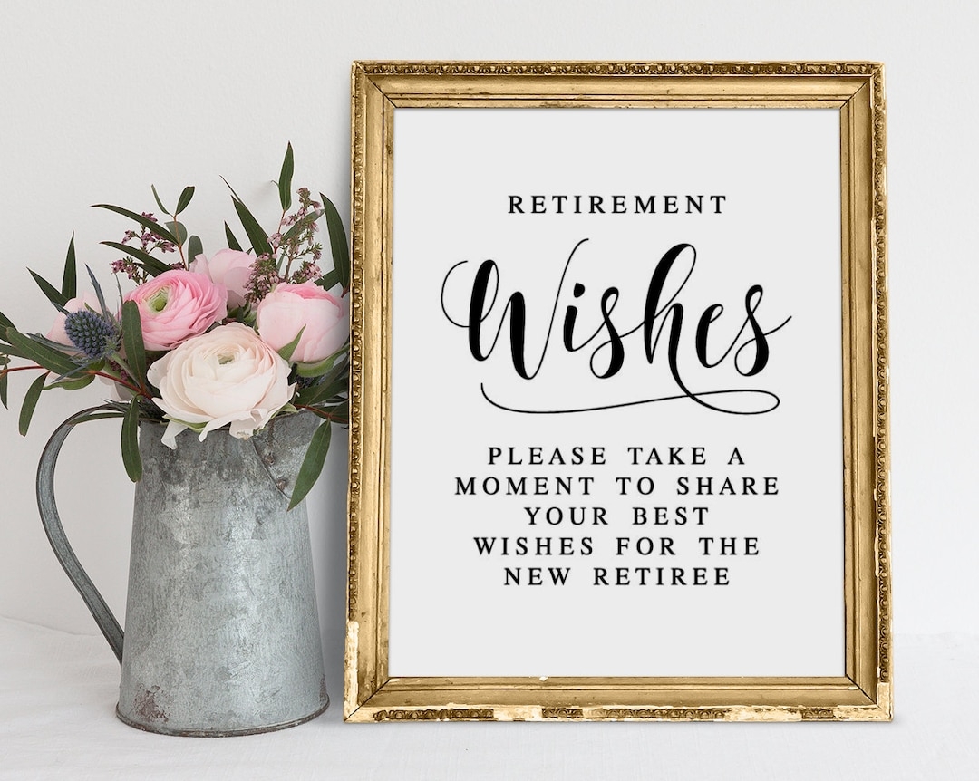 well wishes for a retirement