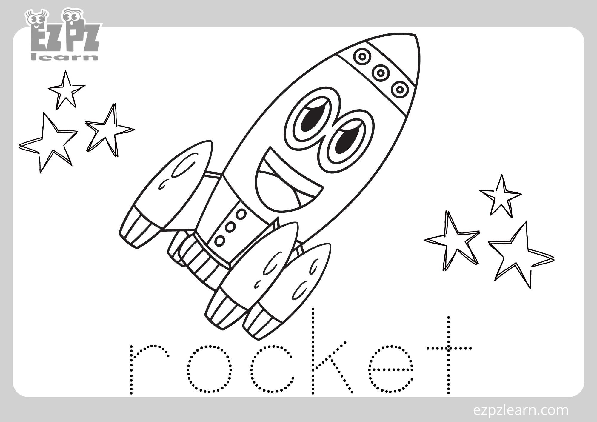 coloring pages rocket ship