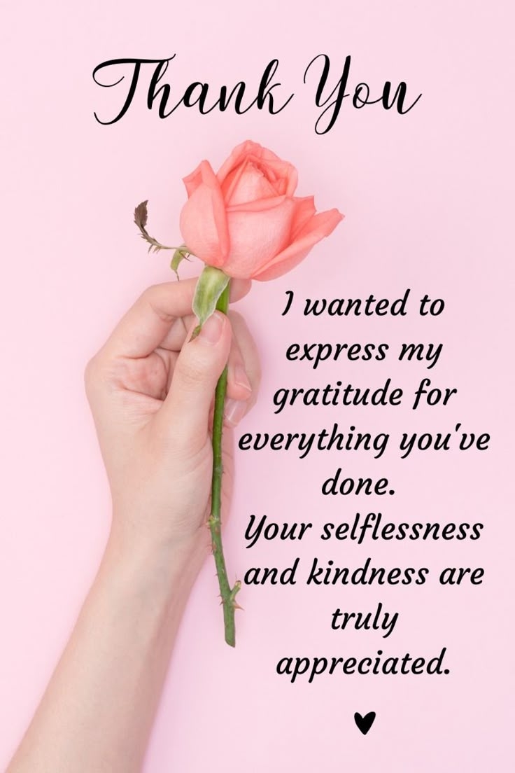 Say Thank You With A Beautiful Rose And Heartfelt Message 