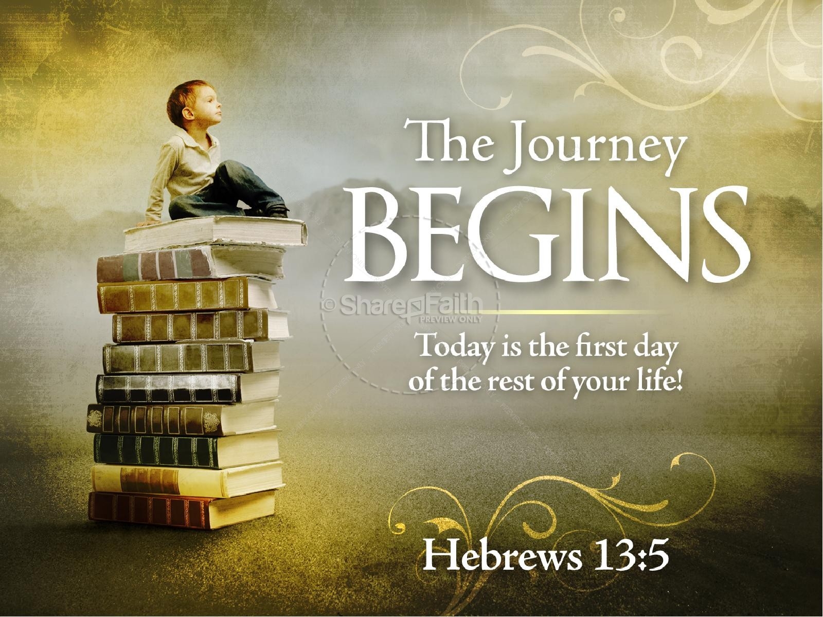 ShareFaith Media New Year Journey PowerPoint ShareFaith Media