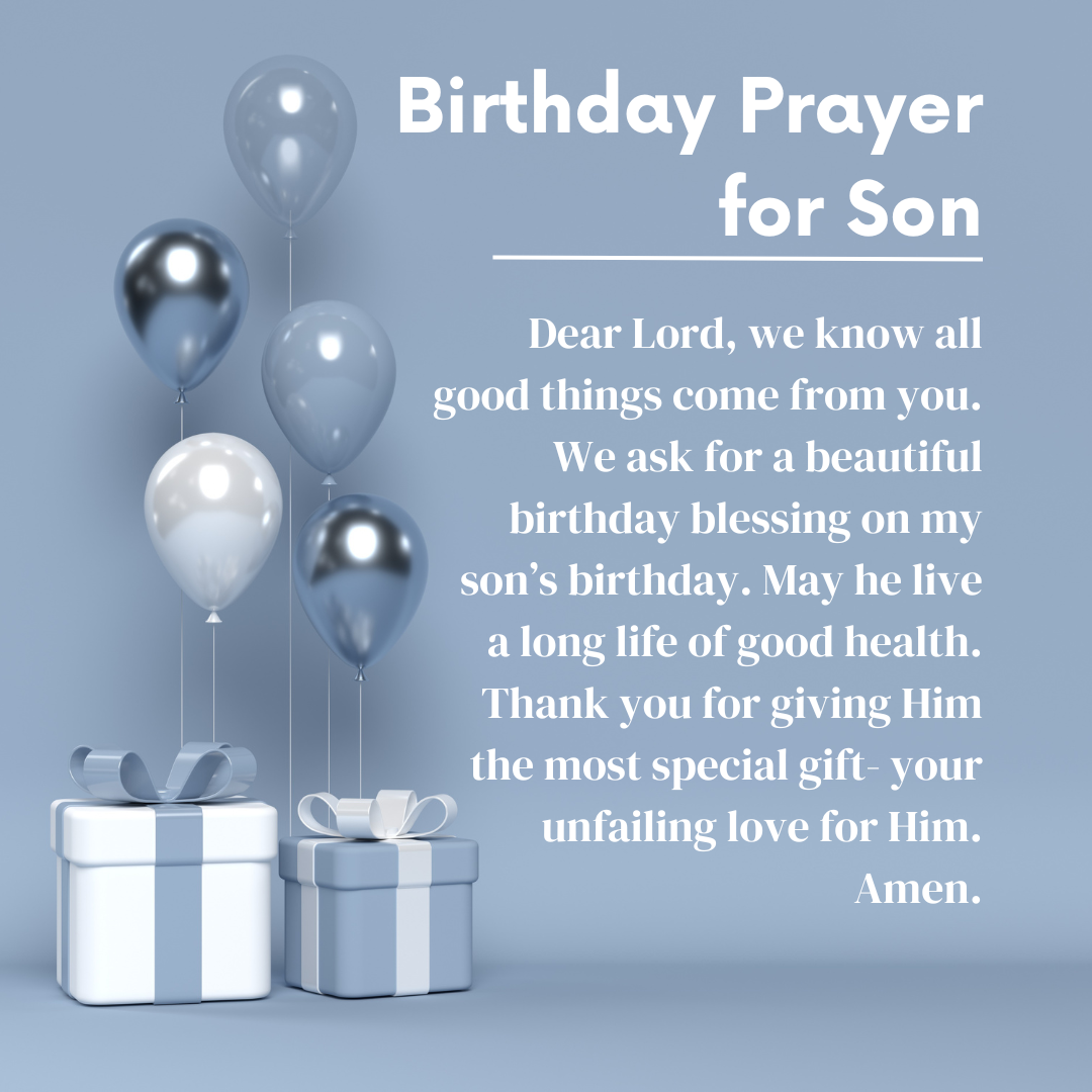 Short Yet Meaningful Birthday Prayers For Sons Pray With Confidence Short Yet Meaningful Birthday Prayers For Sons Pray With Confidence
