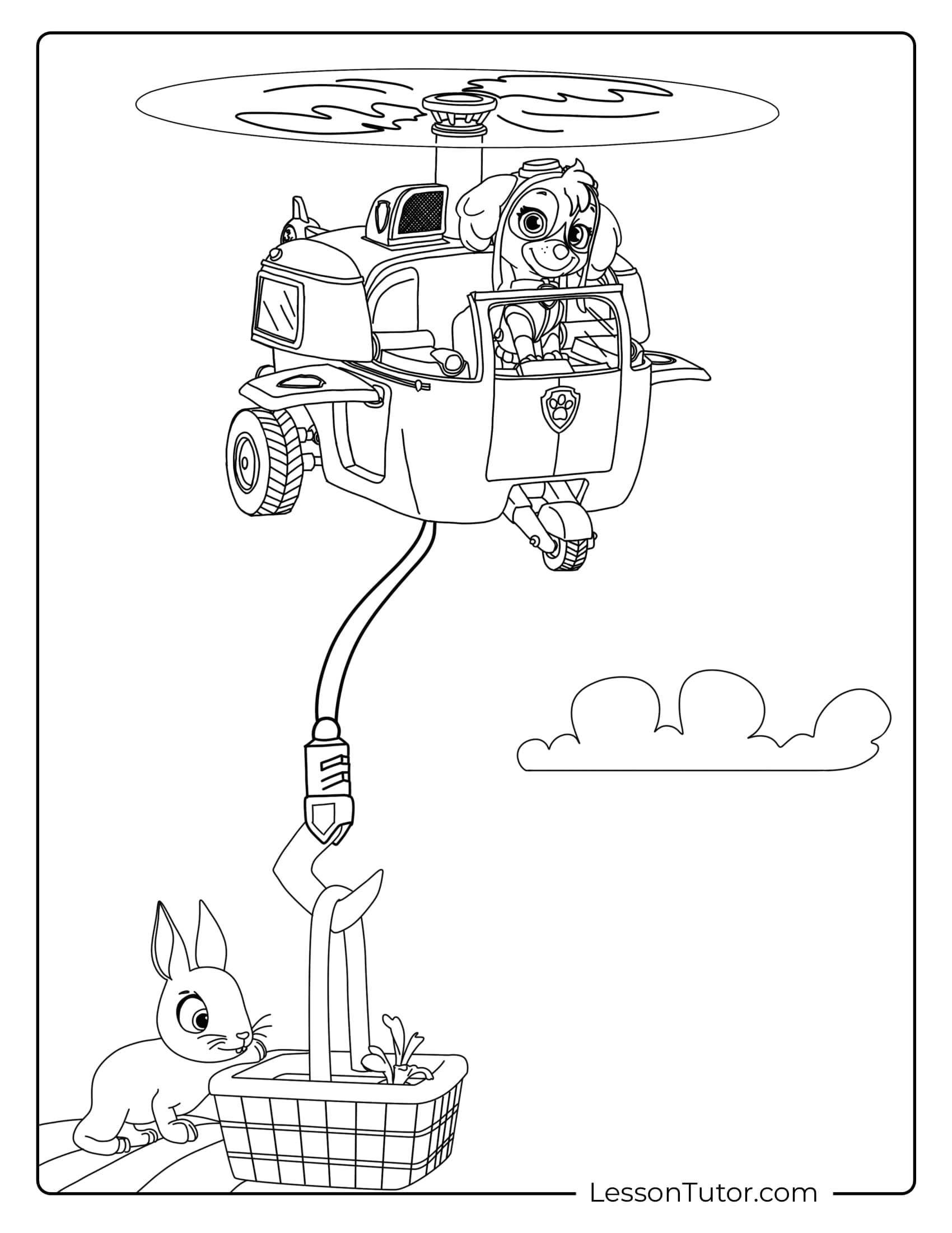 printable colouring pages paw patrol