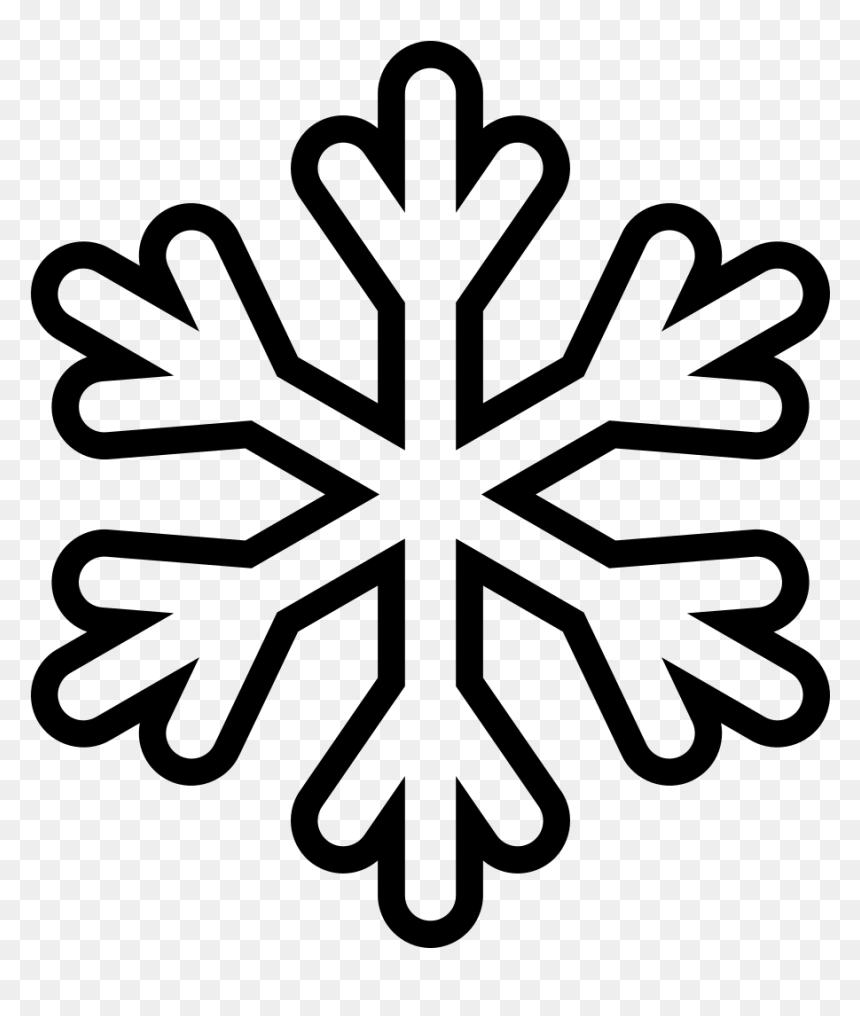 coloring page of a snowflake