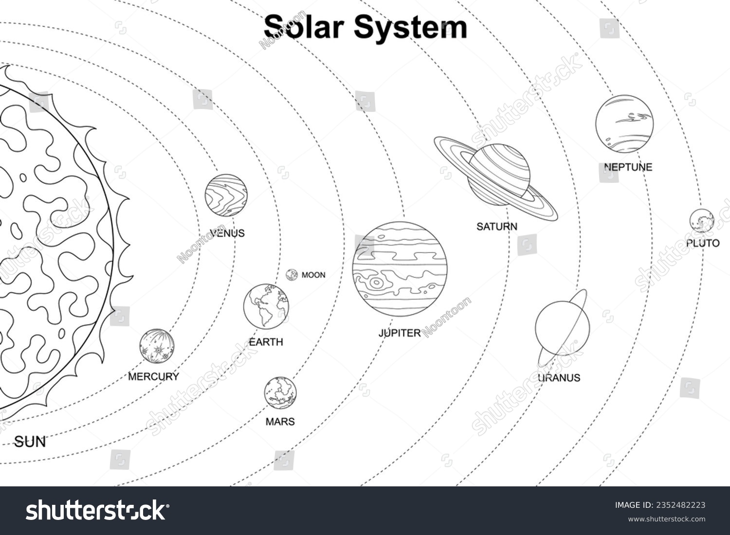 coloring book solar system coloring book solar system