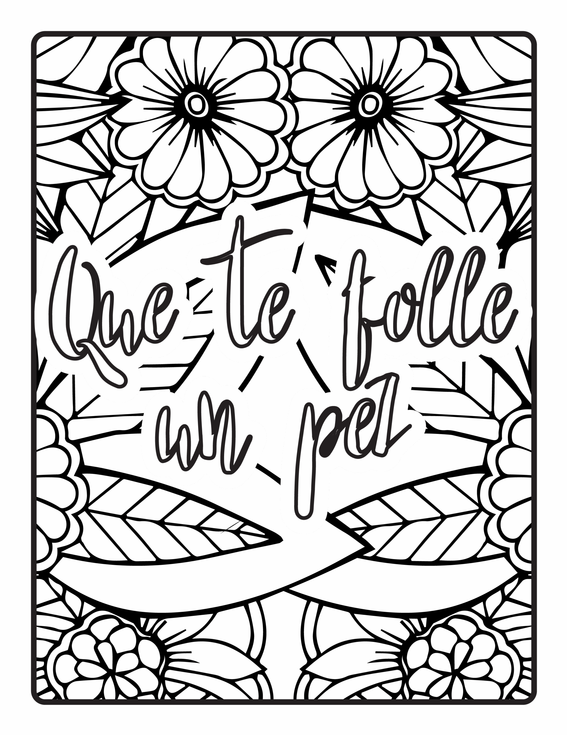 Spanich Swear Words Coloring Pages Made By Teachers