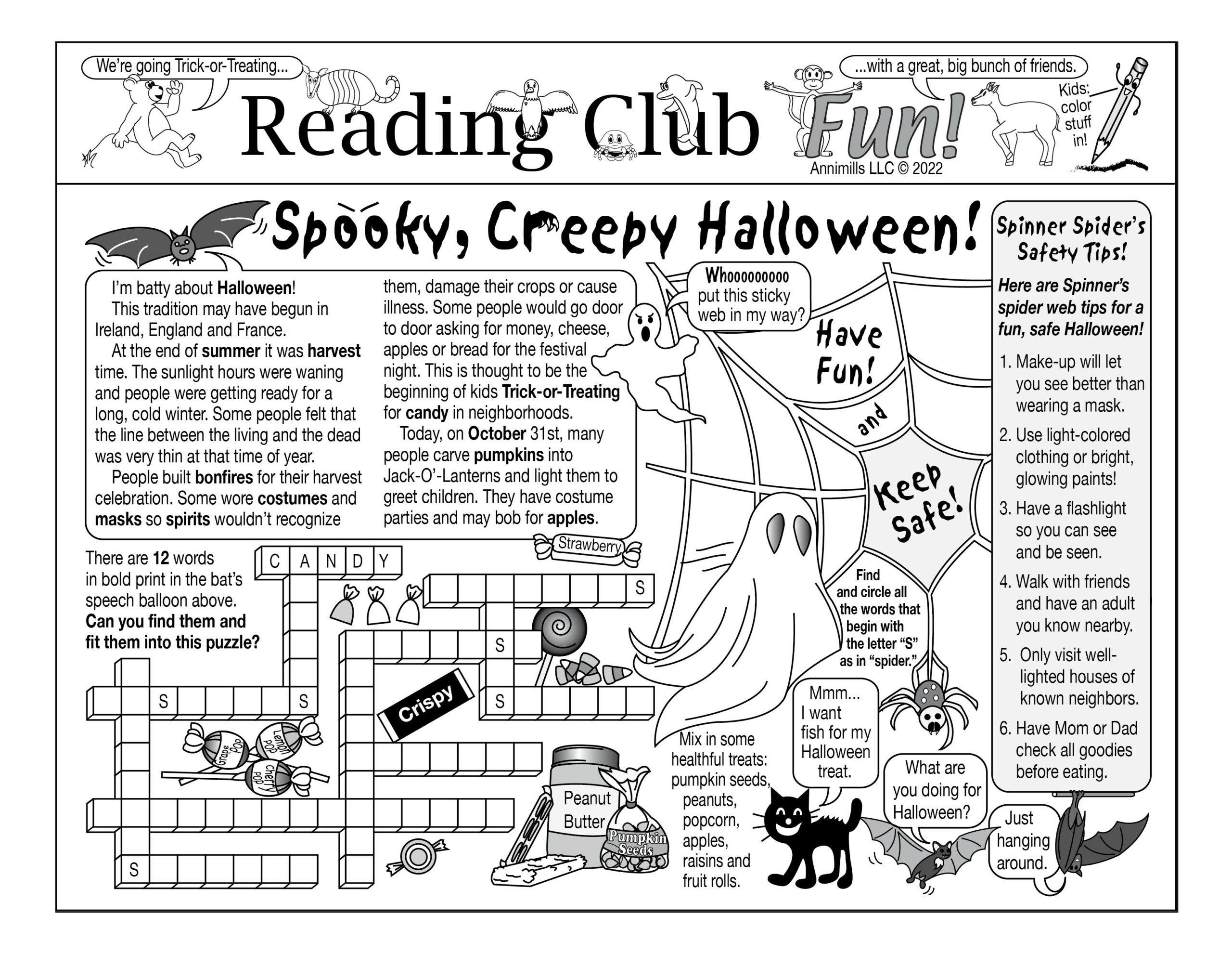 fun halloween puzzles worksheets