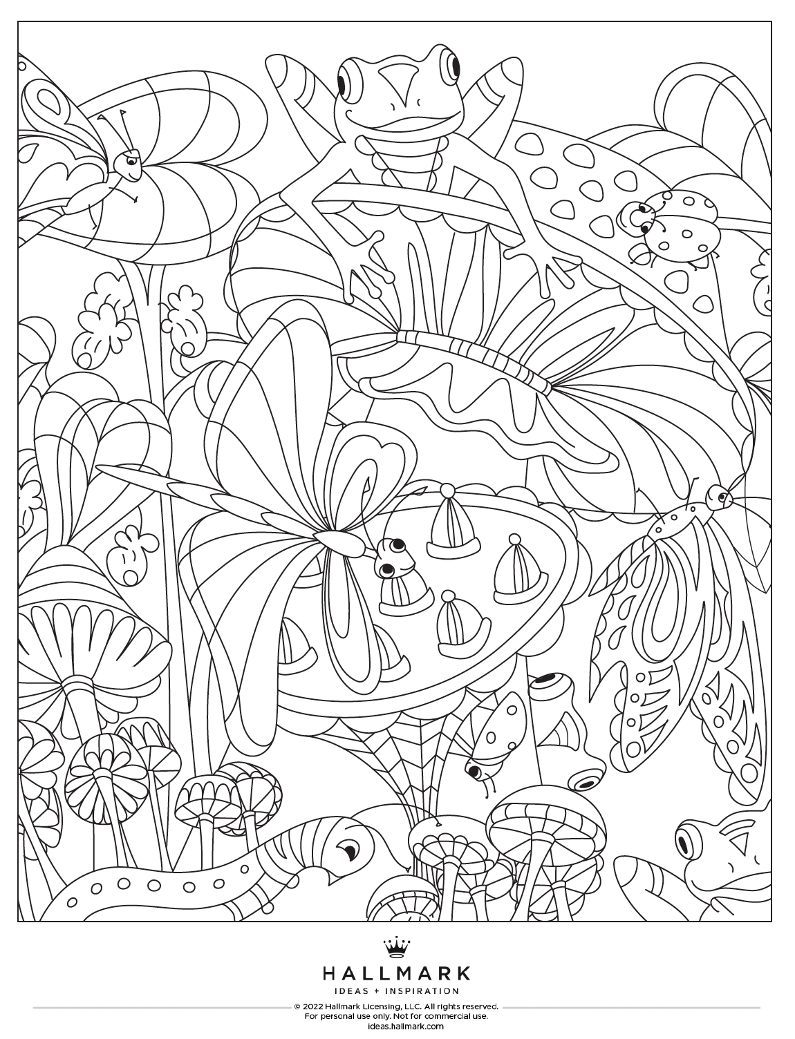 Spring Coloring Pages To Help You Celebrate Brighter Days Hallmark Ideas Inspiration