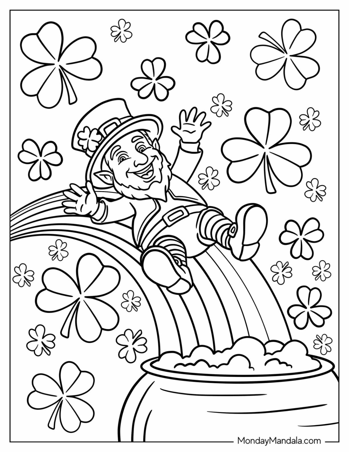 St. Paddy’s Day Coloring Sheets