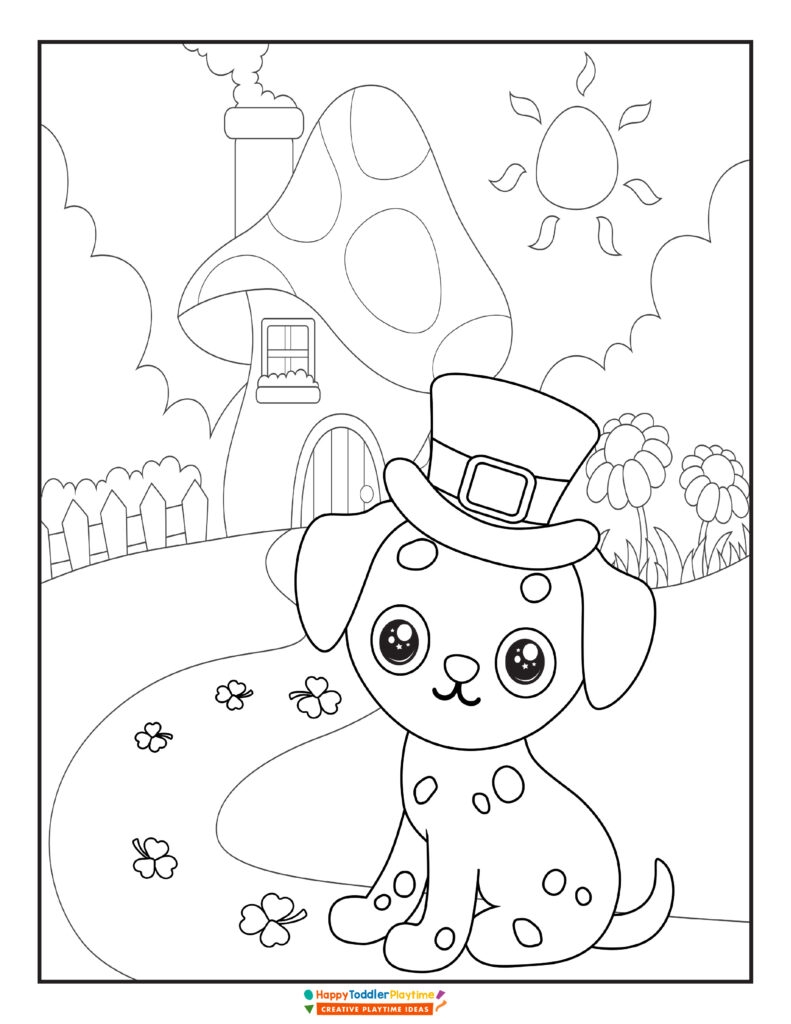 st patricks coloring pages