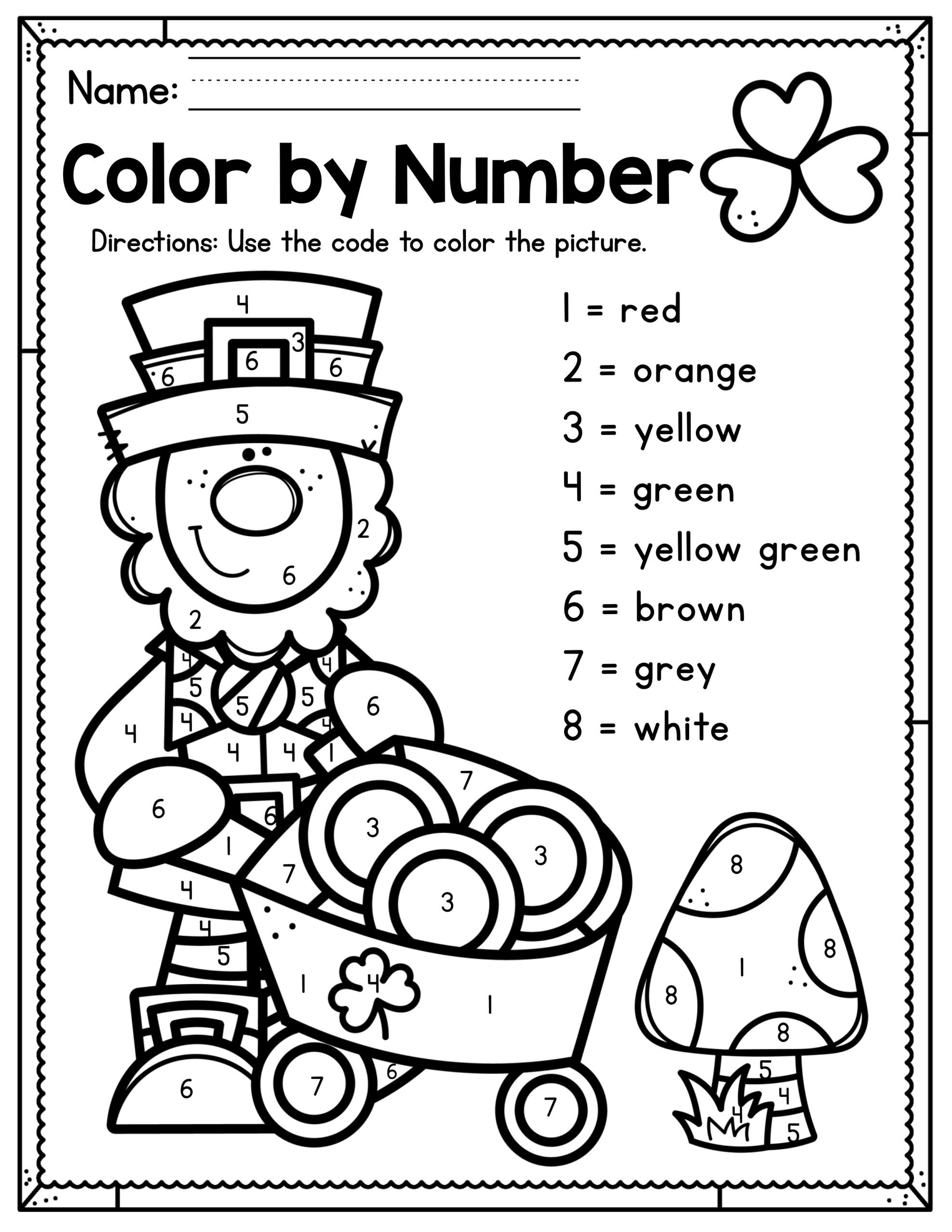 St. Patricks Day Worksheets