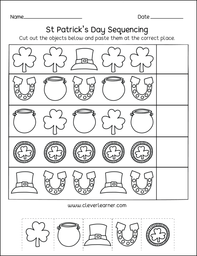 St Patrick s Day Theme Activities For Preschool Children CleverLearner Preschool Resources