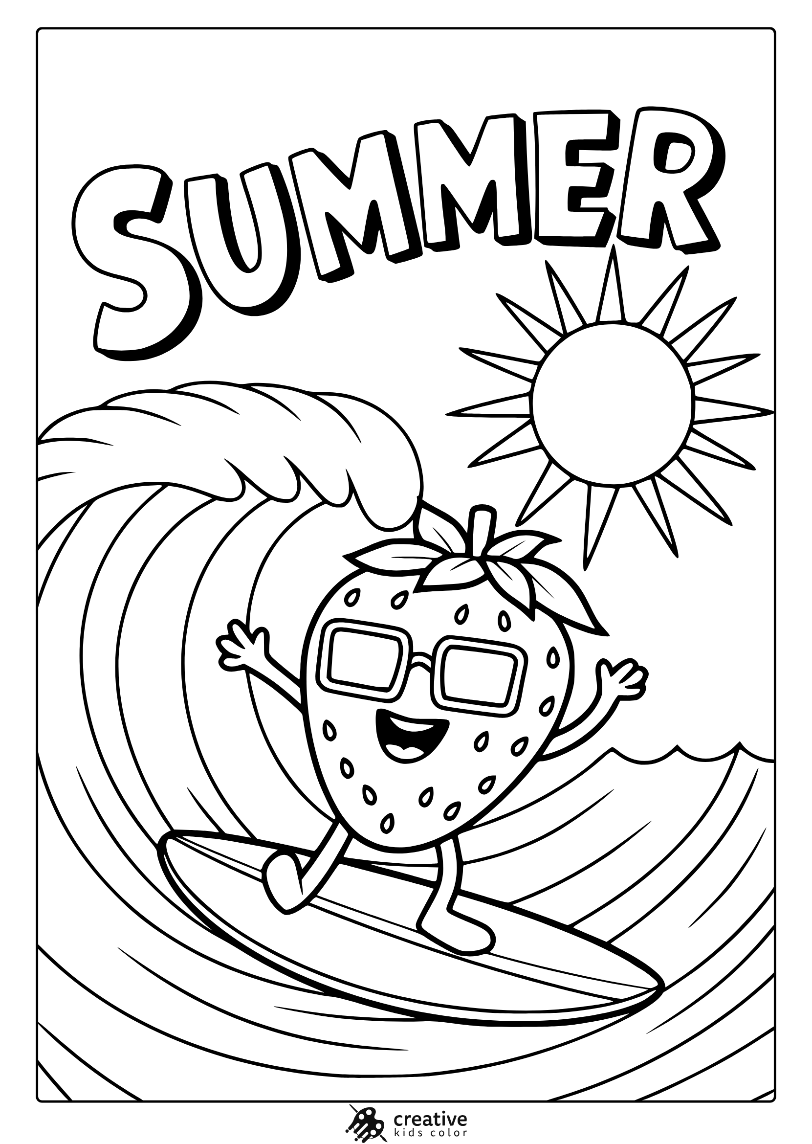 Coloring Pages Printable Summer