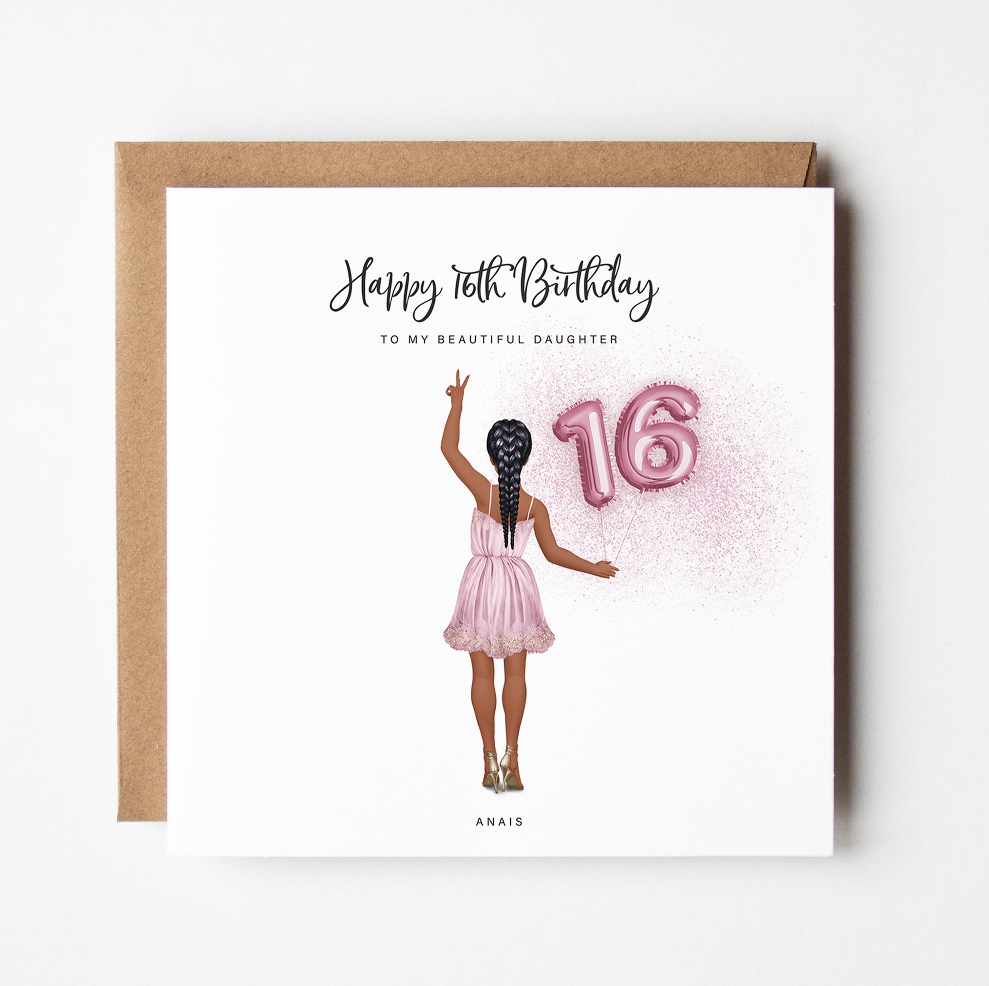 Sweet 16th Birthday Card For Niece Birthday Card From Aunt And Uncle Personalised Greeting Cards Birthday Gift Teen Gifts Etsy