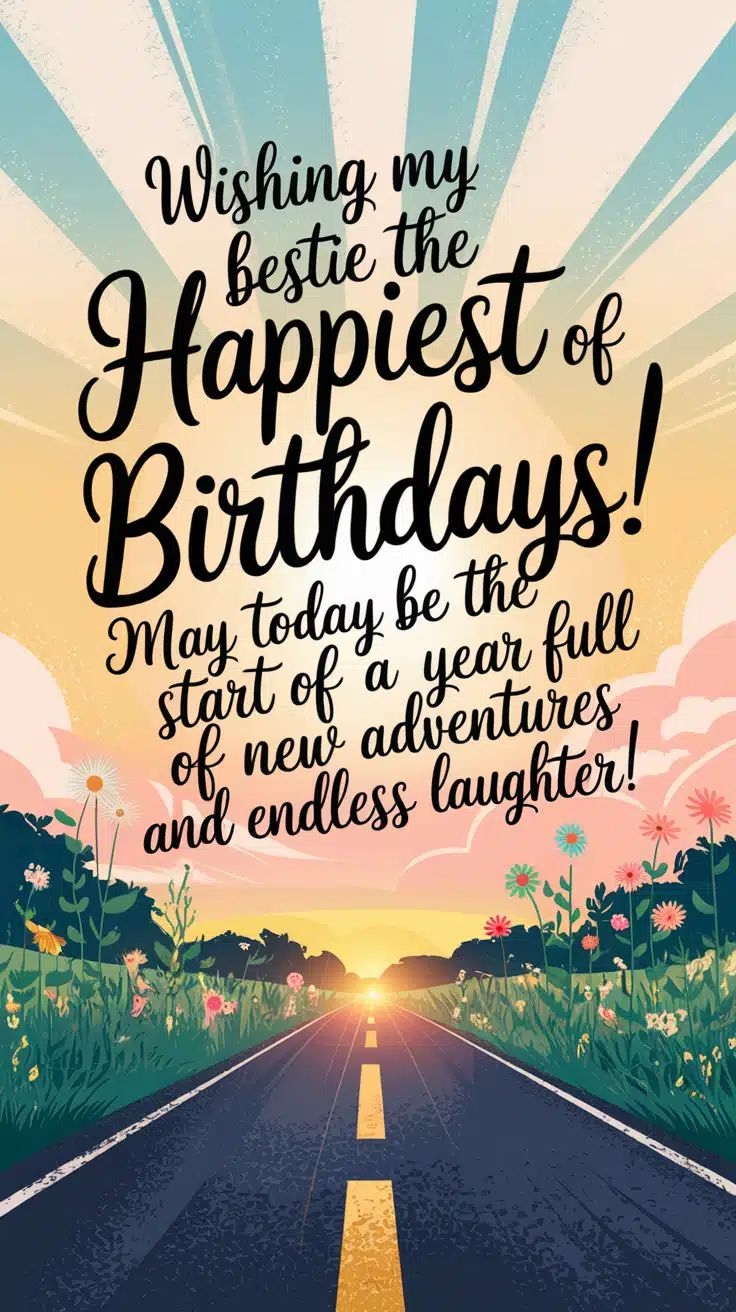 Sweet Birthday Wishes For Your Best Friend