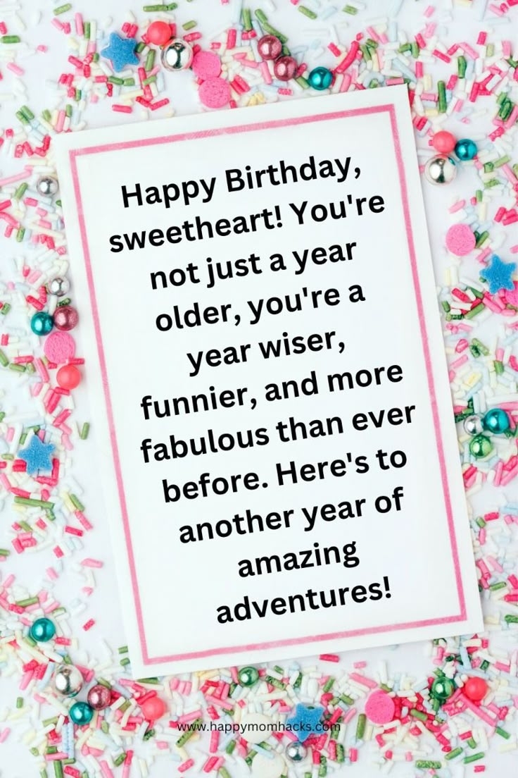 Sweet Teenager Girl Birthday Wishes For Cards