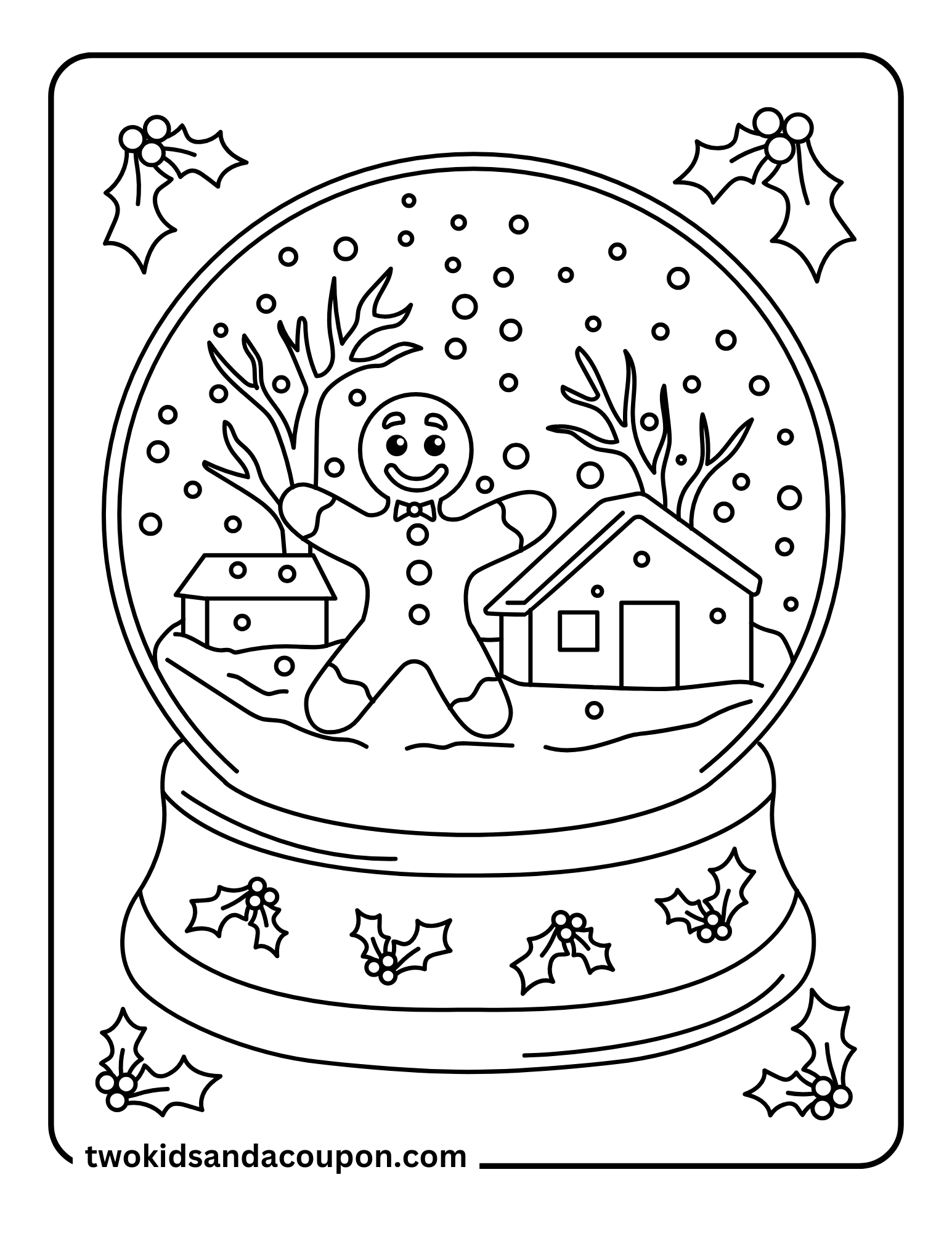 Sweeten Up Your Holidays With 9 Gingerbread Coloring Pages