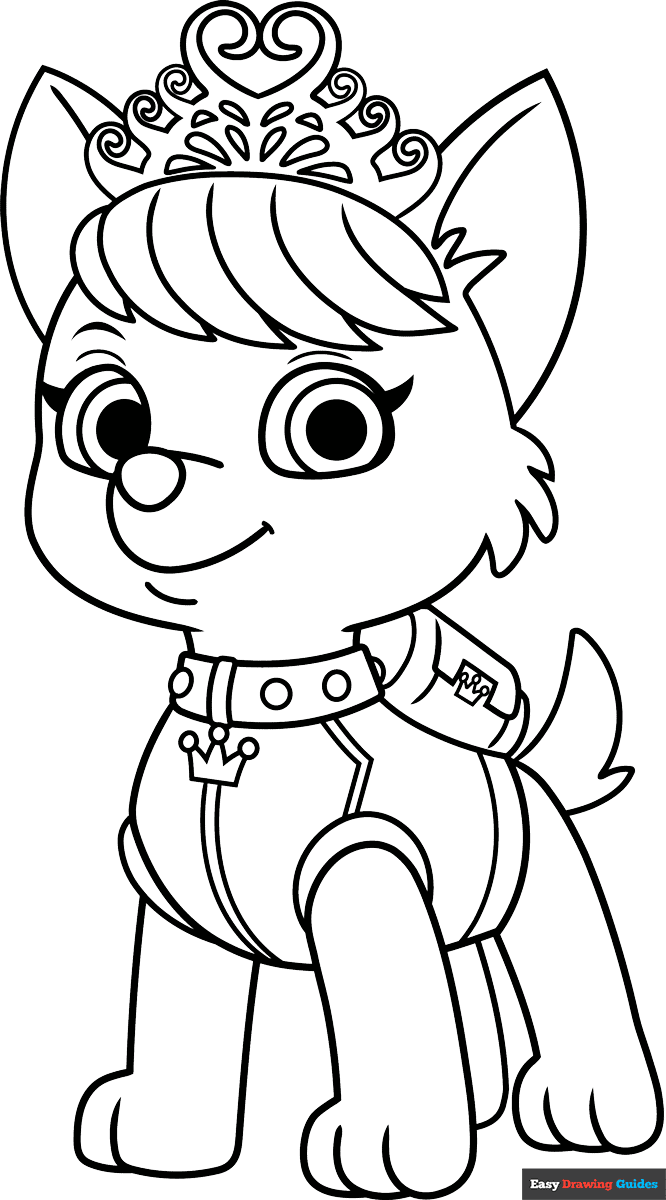 Paw Patrol Printable Colouring Pages