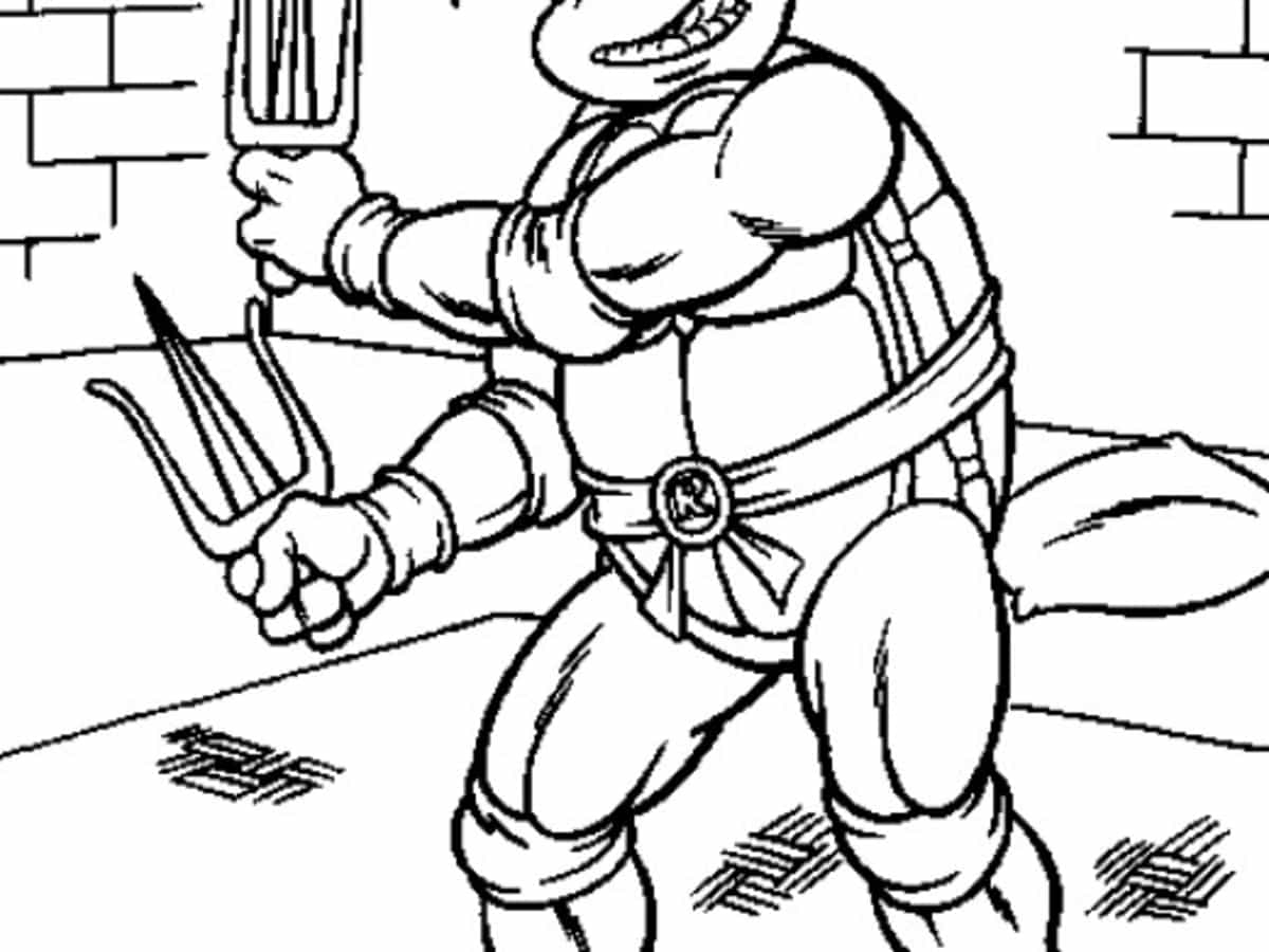 tales of the teenage mutant ninja turtles coloring sheets