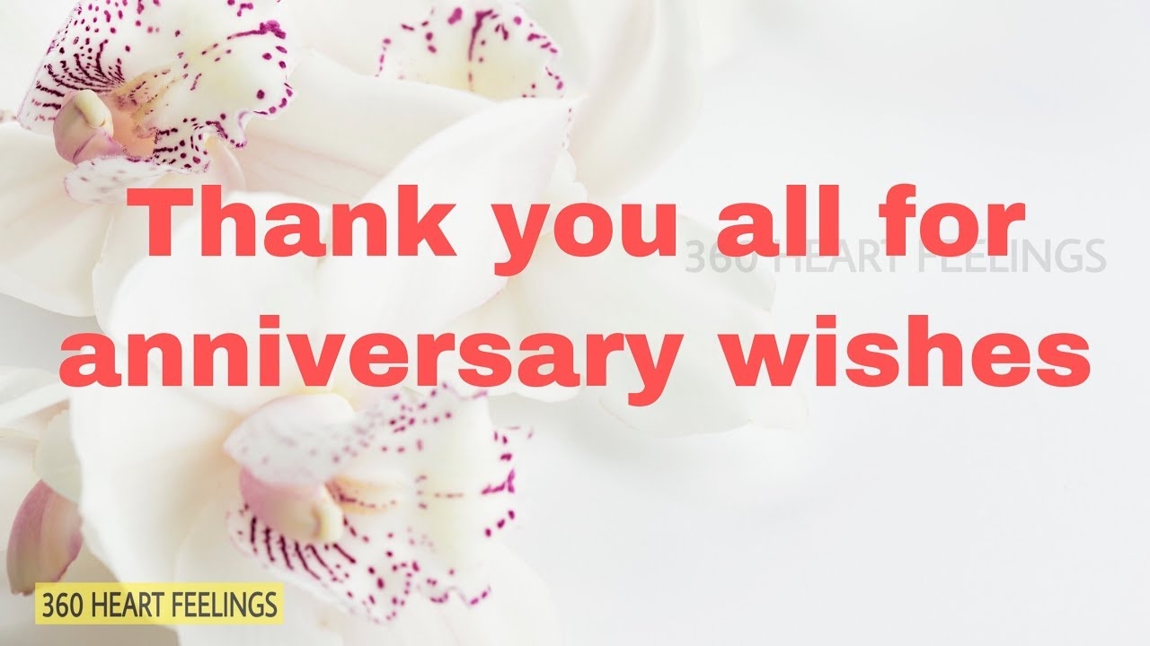 Thank You All For Anniversary Wishes Thanks For Anniversary Party Video Thanking You All Status YouTube