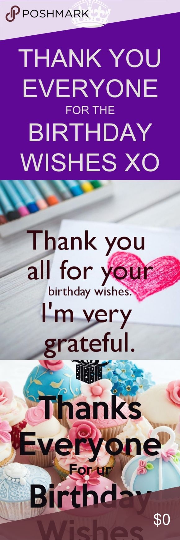 Thank You All For The Birthday Wishes Shares 