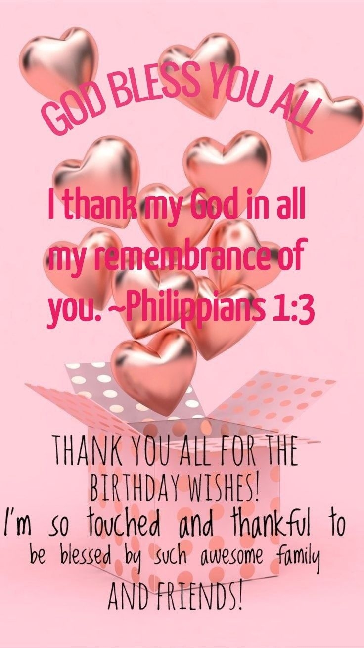 Thank You All For Your Birthday Wishes
