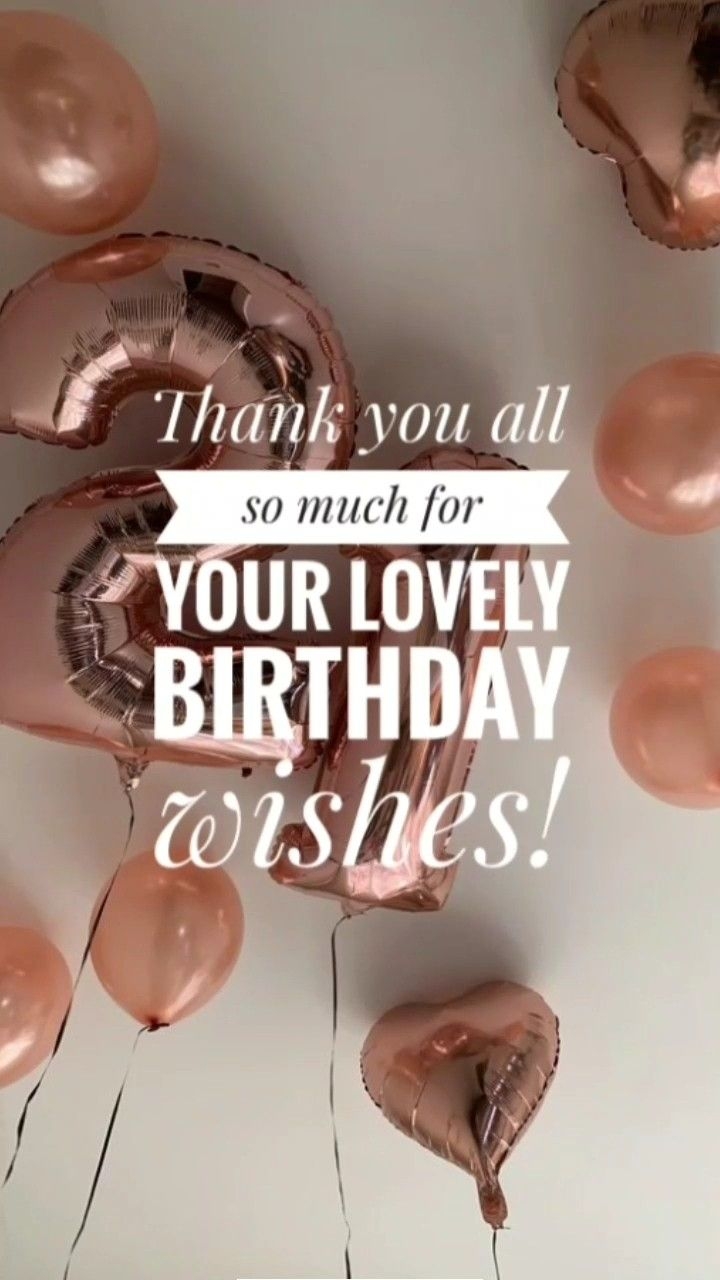 Thank You All For Your Wishes