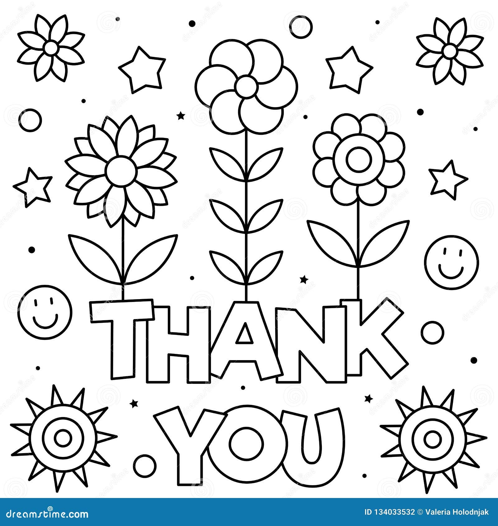 Coloring Pages Thank You