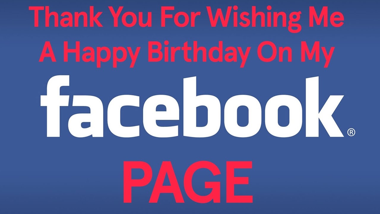 Thank You For Wishing Me A Happy Birthday On My Facebook Page Song A Day 1561 YouTube